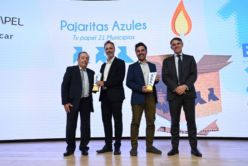 ASPAPEL y REPACAR celebran el 10º aniversario de Pajaritas Azules reconociendo a 46 entidades locales por su compromiso con el reciclaje de papel y cartón